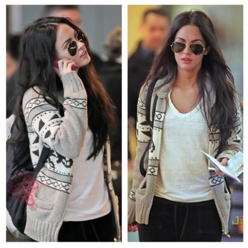 TNA Wool Zip Up Sweater